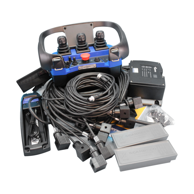 Radio Remote Controller Scanreco RC 400 with 3 joysticks
